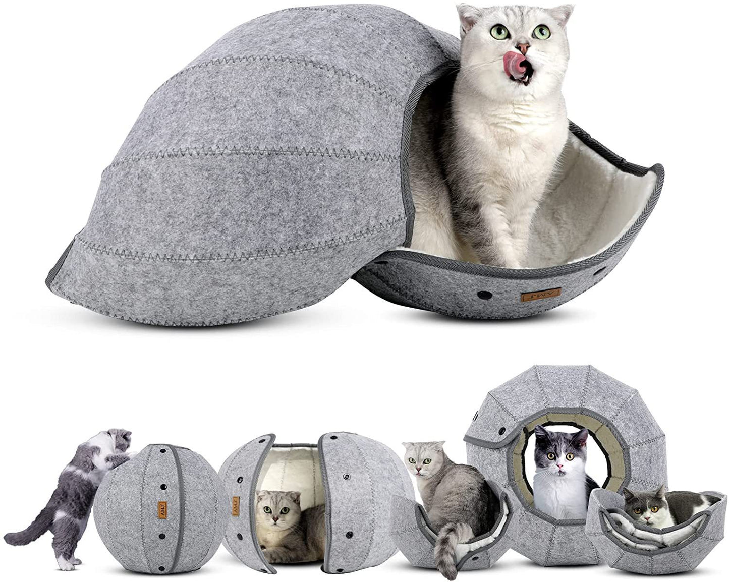 Indoor Cat Tube – Foldable Tunnel Bed for Dogs & Cat