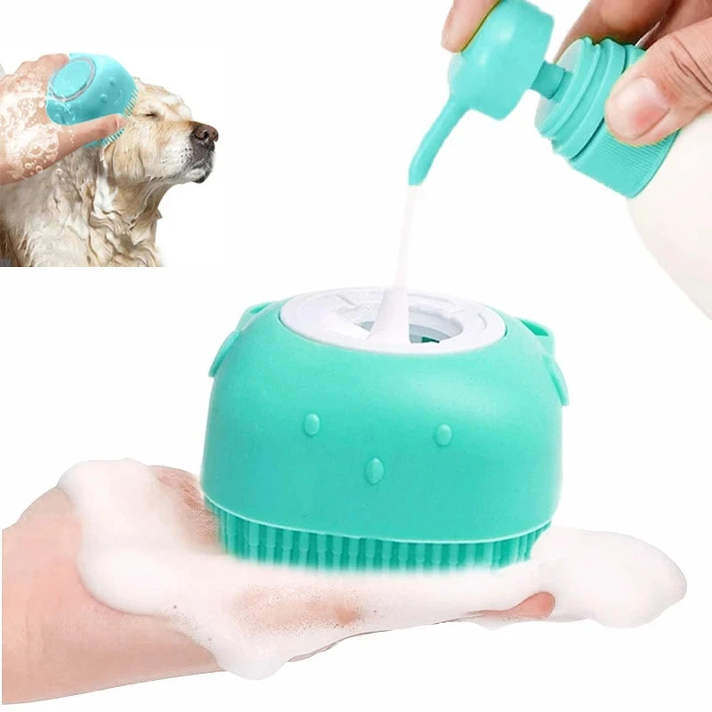 Soft Pet Bath Brush – Grooming and Massage Comb for Dogs - petslif.net