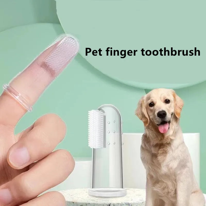 Soft Pet Toothbrush for Cleaning Tartar, Breath, and Teeth