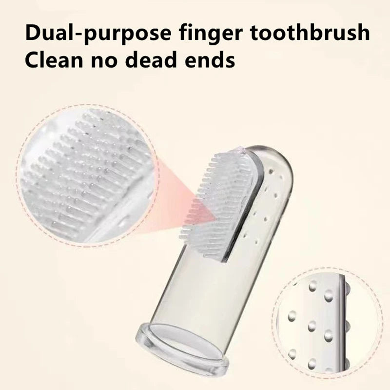 Soft Pet Toothbrush for Cleaning Tartar, Breath, and Teeth
